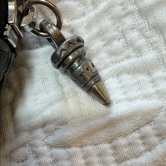 Lisa Jenks Vintage Black Leather Crossbody Bag - Picture 5 of 9